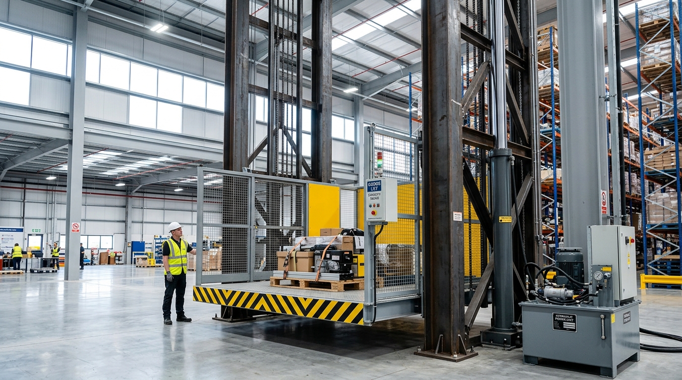 VERTIS Industrial Hydraulic Goods Lift Manufacturing Facility
